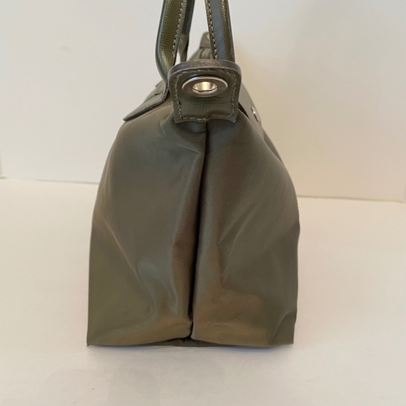 Longchamp Le Pliage NEO Khaki Green small hand tote Bag - Picture 5 of 14